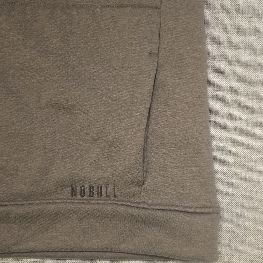 NOBULL Sleeveless Hoodie in Brow/Gray/Green Medium - Picture 3 of 7
